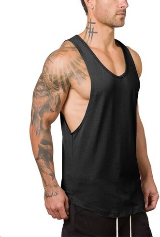 مجموعة من 3 قمصان Muscle Killer للرجال للتمرين في صالة الألعاب الرياضية Stringer Tank Tops وكمال الأجسام واللياقة البدنية in Kuwait