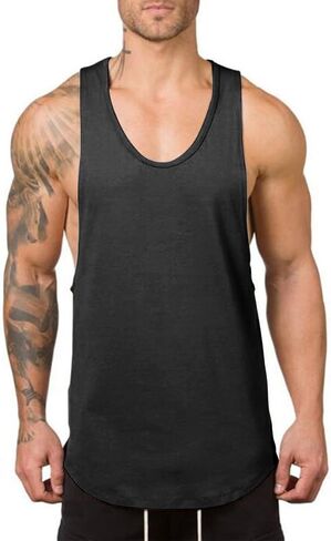 مجموعة من 3 قمصان Muscle Killer للرجال للتمرين في صالة الألعاب الرياضية Stringer Tank Tops وكمال الأجسام واللياقة البدنية in Kuwait