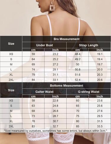 مجموعة ملابس داخلية Avidlove Garter للنساء مع طقم ملابس داخلية من الدانتيل مكون من 3 قطع من الدانتيل، مجموعة ملابس داخلية رافعة بخصر مرتفع in Kuwait