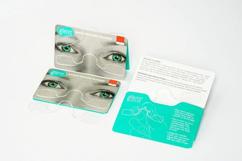 نظارات قراءة بدون ذراع للجنسين من جلينز ​​- 3 قارئات في +2.5 حزمة صديقة للبيئة - جيب خفيف الوزن للطوارئ قارئات رفيعة للغاية - نظارات قراءة للرجال والنساء - 4 ألوان، 4 ديوبتر متاحة in Saudi Arabia