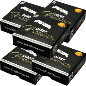 DERBY Barber Razor Premium Single Edge Blade 100 Count SR-05298 (5 Pack)