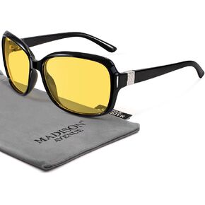 Madison Avenue 2 Pack Classic Vintage Sunglasses for Women Men,Fashion Sun Shades Glasses with UV400 Protection