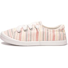 Boy and Girl Slip on Canvas Sneaker, Kids Low Top Casual Fashion Shoes, Comfy Lace up Walking Shoes