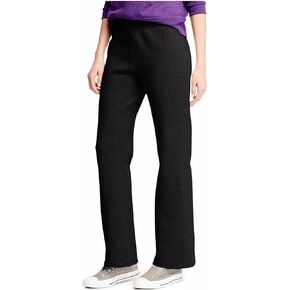 Hanes Women’s Sweatpants, ComfortSoft EcoSmart Open Leg Fleece Sweatpants