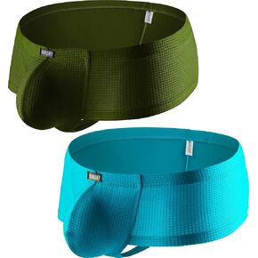 iKingsky Men's Sexy Cheeky Boxer Briefs Bright Color Thong Underwear Sexy Pouch T-back Under Panties for Men in Saudi Arabia