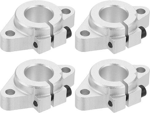 PATIKIL SHF13 Aluminum Linear Motion Rod Rail Clamping Guide Support, 4 Pcs for 13mm Dia Shaft in Saudi Arabia