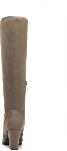 DREAM PAIRS Women's Knee High Winter Fall Tall Riding Boots | Faux Fur-Lined Side Zipper Flat Comfortable Knee High Winter Boots Fall Tall Buckle Boots in Saudi Arabia