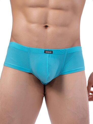 iKingsky Men's Sexy Cheeky Boxer Briefs Bright Color Thong Underwear Sexy Pouch T-back Under Panties for Men in Saudi Arabia