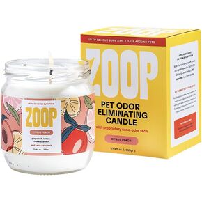Pet Odor Eliminating Candle - 100% Natural- Pet Odor Eliminator for Home - Non-Toxic and Eco-Friendly Air Freshening Scented Candles