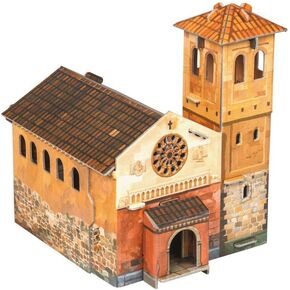 Clever Paper Chapel with Figures