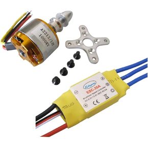 محرك Hobbypower A2212 1000kv بدون فرشاة + 30a ESC لطائرة Multicopter 450 X525 Quadcopter