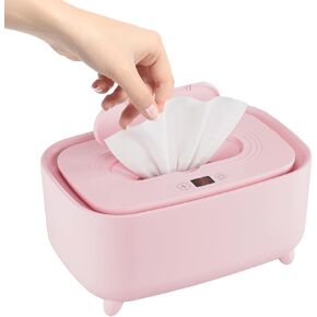 Baby Wipe Warmer&Wet Wipes Dispenser - Abdtech Diaper Wipe Warmer for Newborn with Digital Display for Easy Nighttime Changes - Portable Wipe Warmer with 36-Hour Constant Temperature for Babies&Adults in Kuwait