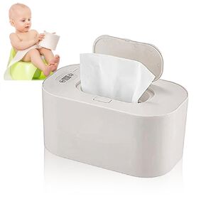 HURRISE Wet Wipe Warmer, Large Capacity LED Screen Heated Wipes Dispenser,Baby Wet Wipes Dispenser Portable Baby Wet Wipes Dispenser Baby Wipe Warmer for Babies