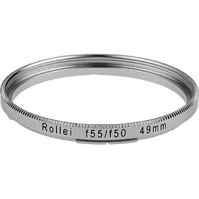 Fotodiox Step Ring, Bayonet IV (Bay 4) - 49mm Filter Adapter for All Rollei Rolleiflex TLRs with Wide-Angle Rolleiflex Carl Zeiss Distagon 55mm F4.0, Carl Zeiss Distagon 50mm F4.0