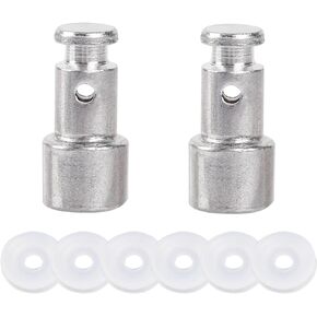 2 Pcs Universal Replacement Floater Valve with 6 Pcs Silicone Gaskets Electric Pressure Cookers Parts for Pressure Pot Such as XL, YBD60-100, PPC770, PPC780, PPC790