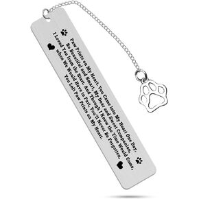 Pet Memorial Gift Pet Sympathy Gift Pet Loss Gifts Loss of Dog or Cat Memorial Gifts Paw Prints On My Heart Bookmarks Remembrance Sympathy Gift for Dog Lovers