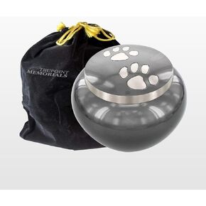 Trupoint Memorials Pet Urn for Dogs and Cats Ashes - A Loving Resting Place for Your Special Pet, Cat and Dog Urns for Ashes, Pet Cremation Urns – Gold, Small Pets up to 17 Lbs