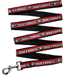 NCAA PET Leash Georgia Bulldogs Dog Leash, Medium Collegiate Team Leash for Dogs & Cats. A Sporty, Shiny & Colorful Cat Leash & Dog Leash Licensed by The College