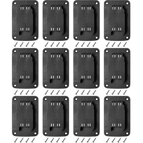 12 قطعة حامل أدوات لميلووكي M18 وديوالت 20 فولت، حامل مثقاب مثبت على الحائط مع 48 براغي (أحمر) in Kuwait