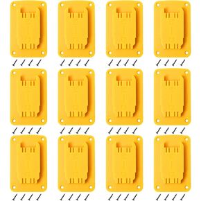 12packs Tool Holder For Milwaukee M18 & Dewalt 20v,Wall Mount Drill Holder with 48 Screws (red) in Kuwait