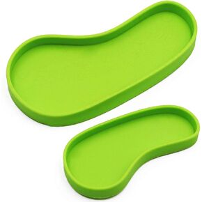 Set of 2 Shallow Reptile Dish, Plastic, for Small Lizards and Tortoises