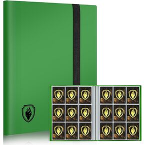 Card Binder 9 Pocket, Fabmaker 396 Pockets Trading Card Binder, Premium Collector Card Album for Standard Cards, Side Loading Card Collection Folder for MTG, TCG, Game Cards, Sport Cards, Black