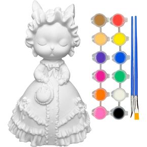 DIY Kitten Piggy Bank for Adults Kids Unbreakable Piggy Bank Coin Money Bank with Personalized Color Matching Cute Coin Bank Gifts for Kids Christmas Birthday (Kitten)