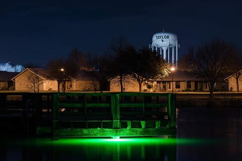 Green Blob Outdoors مصباح صيد جديد تحت الماء LED للأحواض 7500 أو 15000 لومن مع سلك طاقة 110 فولت تيار متردد 30 قدمًا أو 50 قدمًا، كرابي، سنوك، جاذب الأسماك، صنع في تكساس in Kuwait