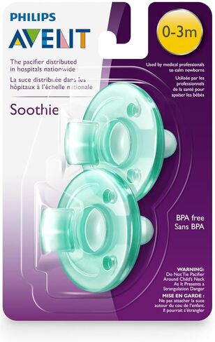 Philips Avent Soothie Pacifier, Blue, 0-3 Months, 2 Count in Kuwait