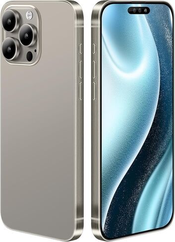 Dummy Fake Prop Phone Compatible with iPhone 15 Pro / 15 Pro Max Non-Working Store Display Phones Kids Pretend Play Phone That Look Real (for 15 Pro Max Black Blackscreen) in Kuwait