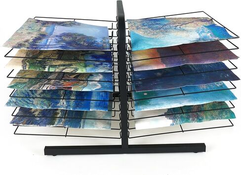 رف تجفيف فني لتنظيم الفصول الدراسية، أو المدرسة المنزلية، أو مرحلة ما قبل المدرسة؛ رف تجفيف سطح الطاولة للفنون، رف فني سلكي لعربة الفن في الفصول الدراسية رف تجفيف للفنون؛ رف تجفيف الطلاء (20 رف) in Kuwait