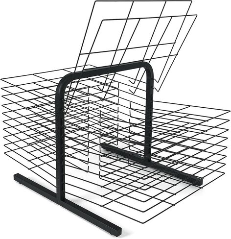 رف تجفيف فني لتنظيم الفصول الدراسية، أو المدرسة المنزلية، أو مرحلة ما قبل المدرسة؛ رف تجفيف سطح الطاولة للفنون، رف فني سلكي لعربة الفن في الفصول الدراسية رف تجفيف للفنون؛ رف تجفيف الطلاء (20 رف) in Kuwait