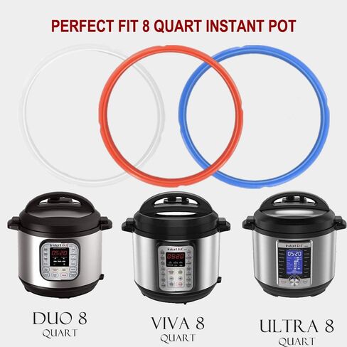 Instant Pot Sealing Ring 8 Quart, 1 Pcs Food Grade Silicone Instant Pot Ring for Instant Pot Seal in Kuwait
