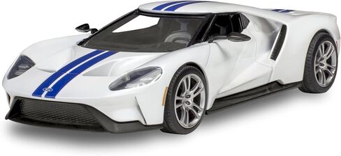 ريفيل 85-1235 2017 Ford GT Model Car Kit 1:24 مقياس 27 قطعة مستوى المهارة 2 مجموعة بناء نماذج بلاستيكية سهلة النقر، أبيض in Saudi Arabia