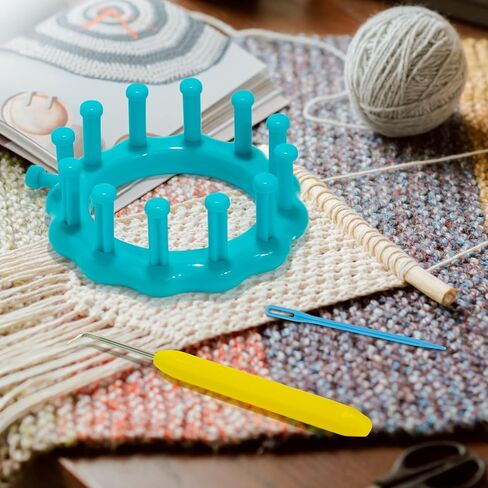 RMISODO 2 Pieces Circular Loom Set Knitter Knitting Flower Loom Kit for Embellishment Needle Craft in Kuwait