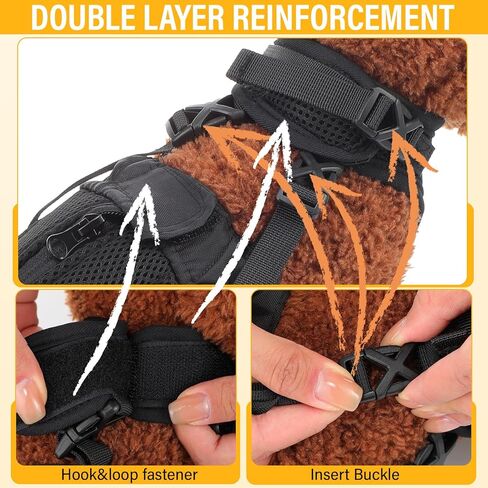 4 Pcs Dog Drag Bags for Paralyzed Rear Legs Adjustable Disabled Pets Drag Bag Breathable Pet Injuries Protection Bag Outdoor Indoor Dog Wheelchair Alternative Protects Chest Limb (Medium) in Kuwait