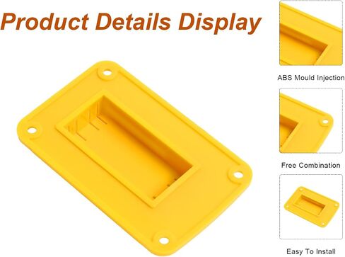 12packs Tool Holder For Milwaukee M18 & Dewalt 20v,Wall Mount Drill Holder with 48 Screws (red) in Kuwait