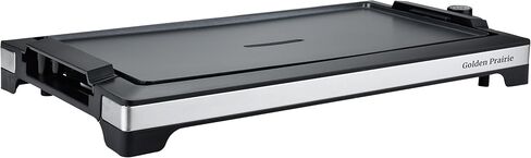 شواية كهربائية داخلية بدون دخان، شواية مسطحة، شواية شواء سريعة التسخين بقدرة 1800 وات، طبق طبخ كبير غير لاصق، 5 مستويات درجة حرارة قابلة للتعديل، قابلة للفصل وآمنة للاستخدام في غسالة الأطباق، مقابض باردة الملمس، أسود in Kuwait