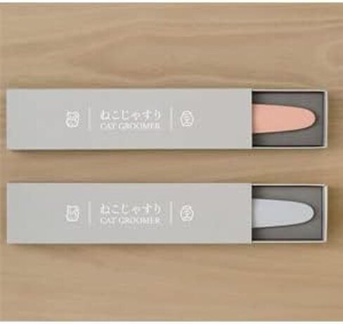Nekojasuri Cat Groomer (Not a brush). The original. Patented, multi-awaded and expertly crafted in Japan to closely resemble a cat's tongue. Make your cat swoon! (Grey) in Saudi Arabia