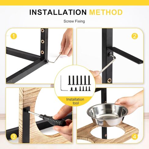 أوعية مرتفعة للكلاب مع وعاءين من الفولاذ المقاوم للصدأ، وعاء مرتفع للكلاب يمكن تعديله إلى 5 ارتفاعات 3.1 بوصة، 9 بوصة، 10 بوصة، 11 بوصة، 12 بوصة حامل وعاء للكلاب الكبيرة والمتوسطة والصغيرة (رمادي) in Kuwait