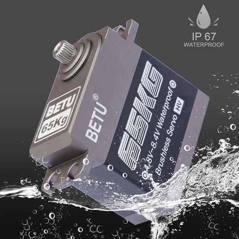 مؤازرة بدون فرشاة بوزن 65 كجم، مؤازرة عالية السرعة، مؤازرة Waterpoof RC متوافقة مع 1/5،1/6، 1/8، 1/10 RC سيارة/روبوت/قارب/طائرة in Kuwait