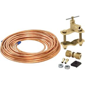 Eastman 48398 Copper Ice Maker Installation Kit, 15 Ft