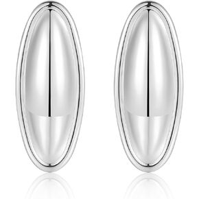 Ascona Drop Earring Extra Large Big Chunky Gold Hoop Earrings for Women Girl, Lightweight Hypoallergenic Gold Plated Earrings Fashion Jewelry