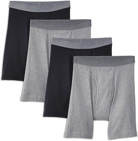 Fruit of the Loom Men's Premium Boxer Brief (4 Pack) in Kuwait