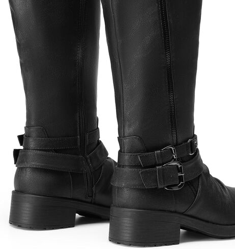 DREAM PAIRS Women's Knee High Riding Boots Wide Calf in Saudi Arabia