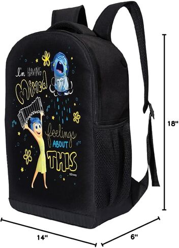 Disney Inside Out Backpack for School | Kids Shoulder Bag Travel Backpack School Backpack | Cute Kids Backpack for Boys, Girls, Toddlers Unisex in Saudi Arabia