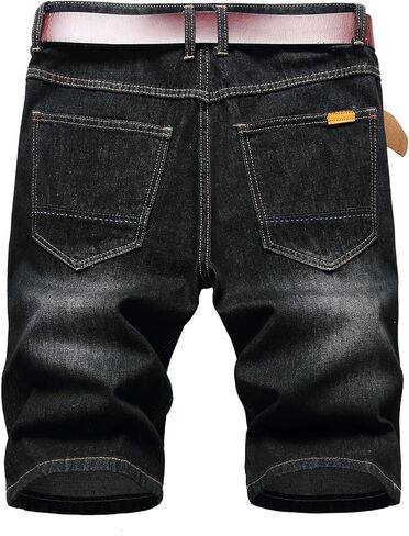 Litteking Men's Ripped Jean Shorts Casual Distressed Denim Shorts Summer Short Pants with Pockets in Kuwait