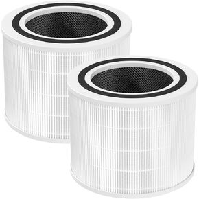 Core 200S True HEPA Replacement Filters Compatible with LEVOIT Core 200S Smart WIFI Air Purifier, 3-in-1 H13 True HEPA, Core 200S-RF Filters, 2 PACK
