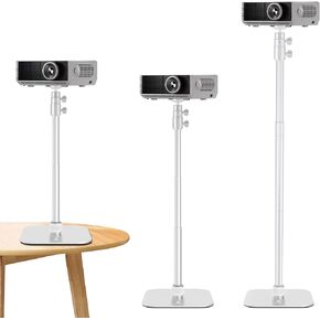 ailight Projector Stand Floor Projector Mount, Table Projector Bracket, 12.6''-53.15'' Height Adjustable, 360° Rotatable Projector Desktop Mount Compatible with Projector, Camera, Photographic Light