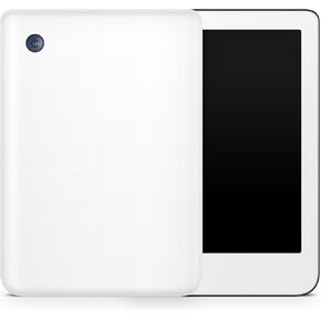 Glossy Glitter Tablet Skin Compatible with Kobo Clara 2E (2022) - Solid White - Premium 3M Vinyl Protective Wrap Decal Cover - Easy to Apply | Crafted in The USA by MightySkins